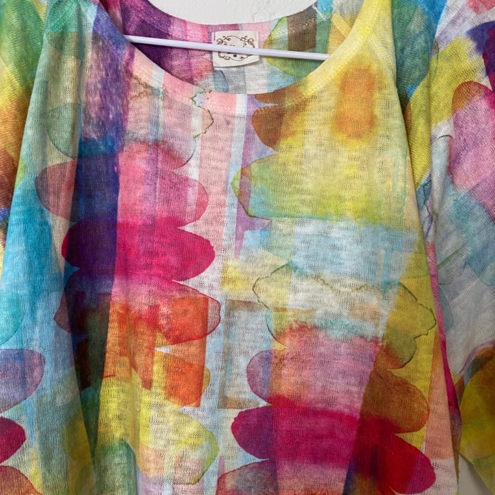 Et Lois Top Art to Wear M - Picture 2 of 8
